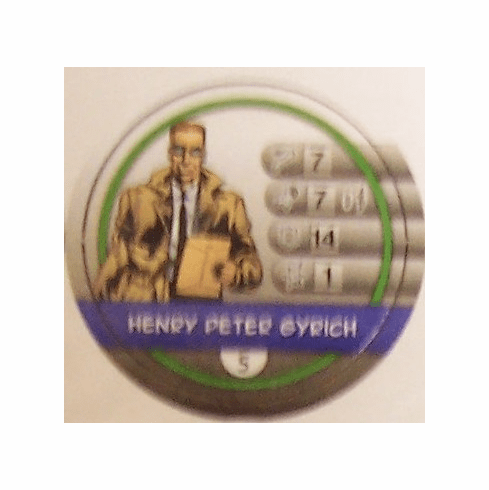 Marvel Heroclix Map Set Peter Henry Gyrich Bystander Token