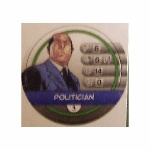 Marvel Heroclix Map Set Politican Bystander Token