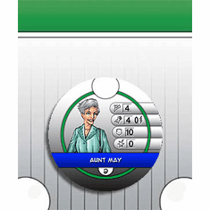 Marvel Heroclix Mutant Mayhem Aunt May Bystander Token