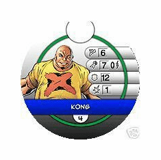 Marvel Heroclix Mutant Mayhem Kong Bystander Token