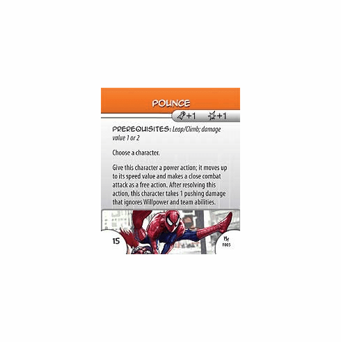 Marvel Heroclix Mutant Mayhem Pounce Feat Card