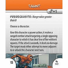 Marvel Heroclix Mutant Mayhem Taunt Feat Card