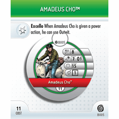 Marvel Heroclix Mutations and Monsters Amadeus Cho Bystander Token