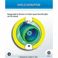 Marvel Heroclix Mutations and Monsters Shield Disruptor Special Object