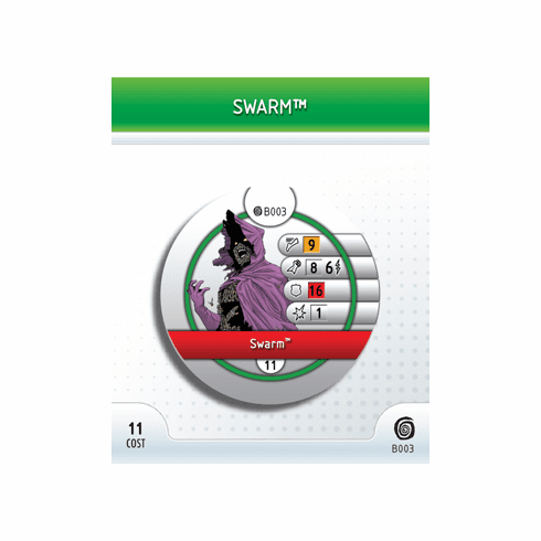 Marvel Heroclix Mutations and Monsters Swarm Bystander Token