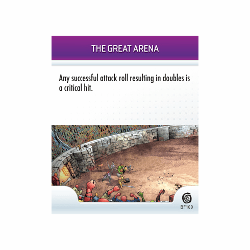 Marvel Heroclix Mutations and Monsters The Great Arena Battlefield Condition Card