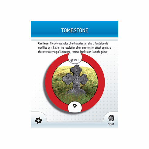 Marvel Heroclix Mutations and Monsters Tombstone Special Object