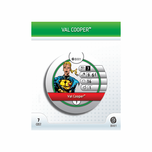 Marvel Heroclix Mutations and Monsters Val Cooper Bystander Token