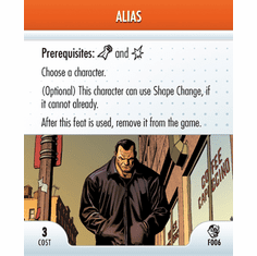 Marvel Heroclix Secret Invasion Alias Feat Card