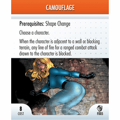 Marvel Heroclix Secret Invasion Camouflage Feat Card