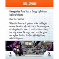 Marvel Heroclix Secret Invasion Disassemble Feat Card