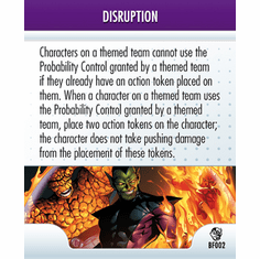 Marvel Heroclix Secret Invasion Disruption Battlefield Condition Card