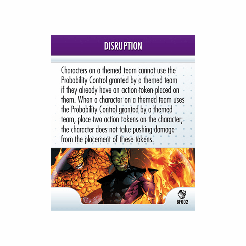 Marvel Heroclix Secret Invasion Disruption Battlefield Condition Card