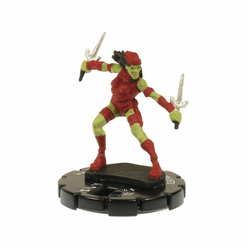 Marvel Heroclix Secret Invasion Elektra Rare Figure (Human) #048a
