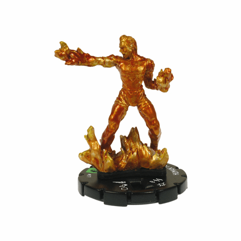 Marvel Heroclix Secret Invasion Human Torch Uncommon Figure #017