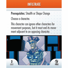 Marvel Heroclix Secret Invasion Infiltrate Feat Card