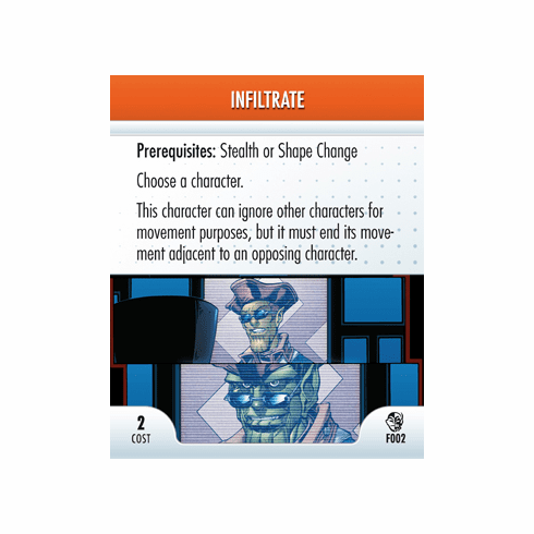 Marvel Heroclix Secret Invasion Infiltrate Feat Card