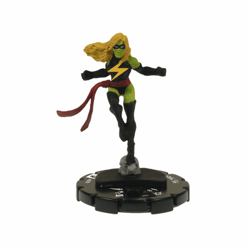 Marvel Heroclix Secret Invasion Ms. Marvel Common Figure #008a