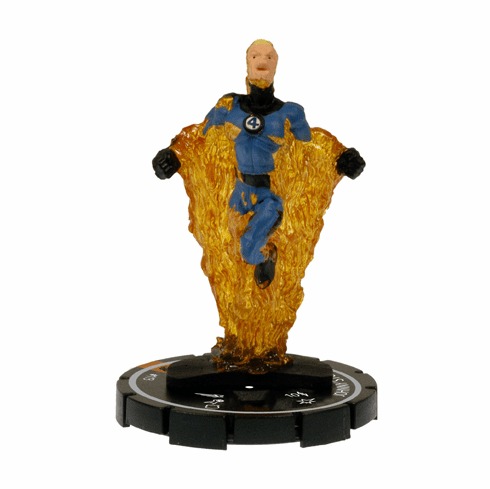 Marvel Heroclix Secret Invasion Starter Set Johnny Storm Limited Edition Figure #113