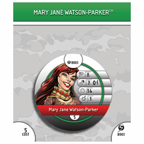 Marvel Heroclix Sinister Mary Jane Watson-Parker Bystander Token