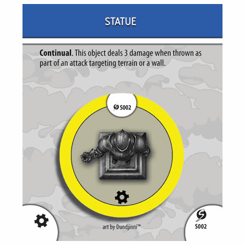 Marvel Heroclix Sinister Statue Special Object Token