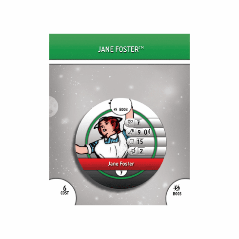 Marvel Heroclix Supernova Jane Foster Bystander Token