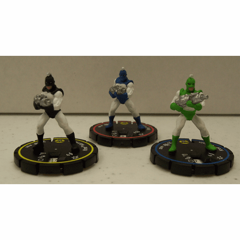 Marvel Heroclix Supernova Kree Warrior/Captain/Colonel REV Set