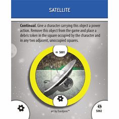 Marvel Heroclix Supernova Satellite Special Object Card