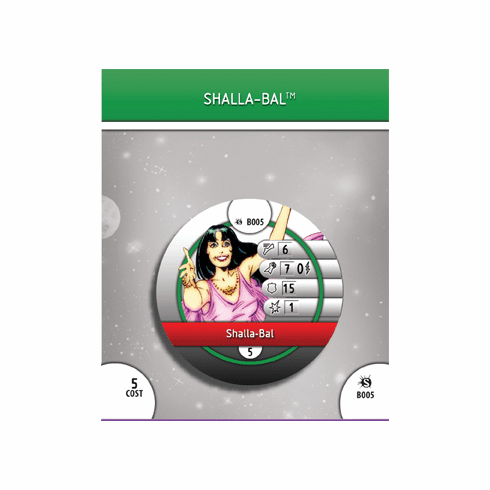 Marvel Heroclix Supernova Shalla-Bal Bystander Token