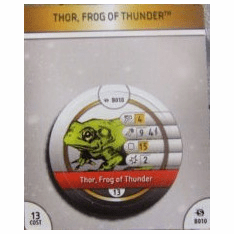 Marvel Heroclix Supernova Thor, Frog Of Thunder Bystander Token