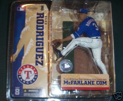 Mcfarlane Sportspicks Alex Rodriguez Texas Rangers Series 8 Figure