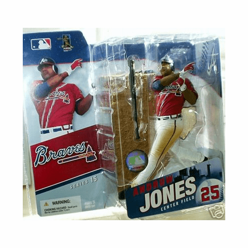 Mcfarlane Sportspicks Andruw Jones Atlanta Braves Series 15 Figure