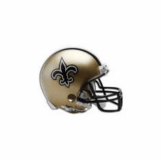 New Orleans Saints Riddell Mini Football Helmet