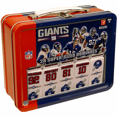 New York Giants Dominoes Set with Collector's Tin