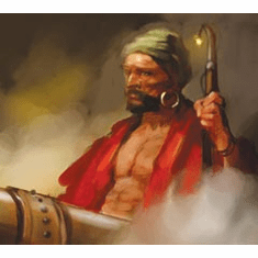 Pirates of the Barbary Coast Cannoneer Barbary Corsair Treasure