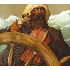 Pirates of the Barbary Coast Helmsman Barbary Corsair & Spanish Treasure