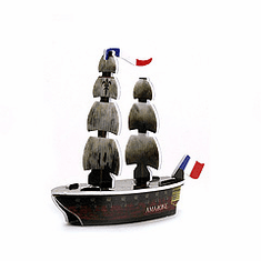Pirates of the Crimson Coast L'Amazone French Ship