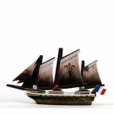 Pirates of the Crimson Coast L'Orient French Ship