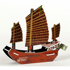 Pirates of the South China Seas Virtuous Wind Jade Rebellion Ship