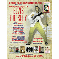Press Pass Elvis Presley Trading Card Box