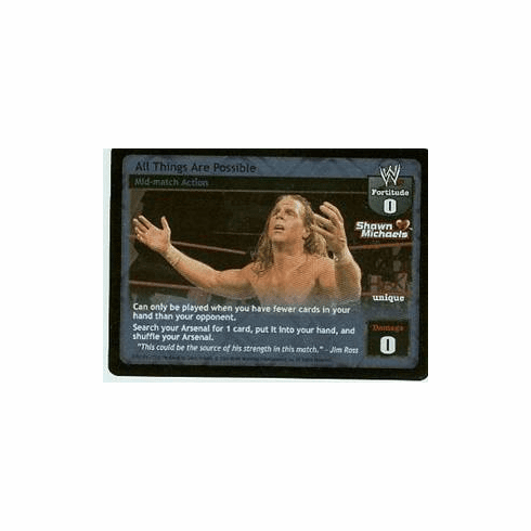 Raw Deal All Things Are Possible FOIL Card