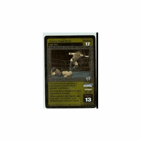 Raw Deal Atomic Knee Drop FOIL Card