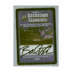 Raw Deal Batista Backstage Signature Autograph Card