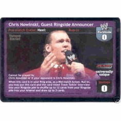 Raw Deal Chris Nowinski Guest Ringside Announcer 15/TR