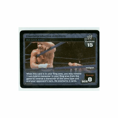 Raw Deal Counterproductive Ambitions Foil card