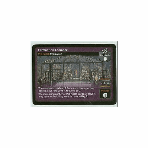 Raw Deal Elimination Chamber FOIL Card