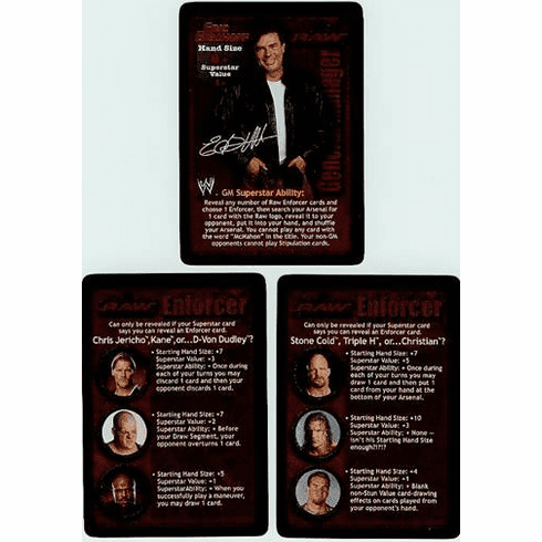 Raw Deal Eric Bischoff GM FOIL Card Set