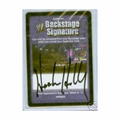 Raw Deal Hardcore Holly Backstage Signature Autograph