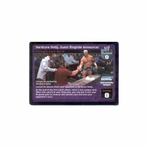 Raw Deal Hardcore Holly Guest Ringside Announcer 21/TR