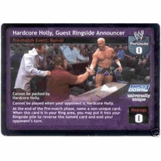 Raw Deal Hardcore Holly Guest Ringside Announcer 21/TR
